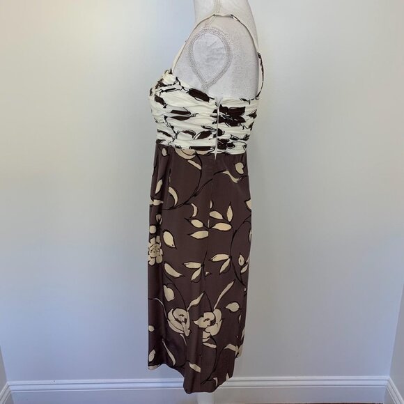 Marly’s 100% silk floral dress w/ scarf made in it - Picture 4 of 16